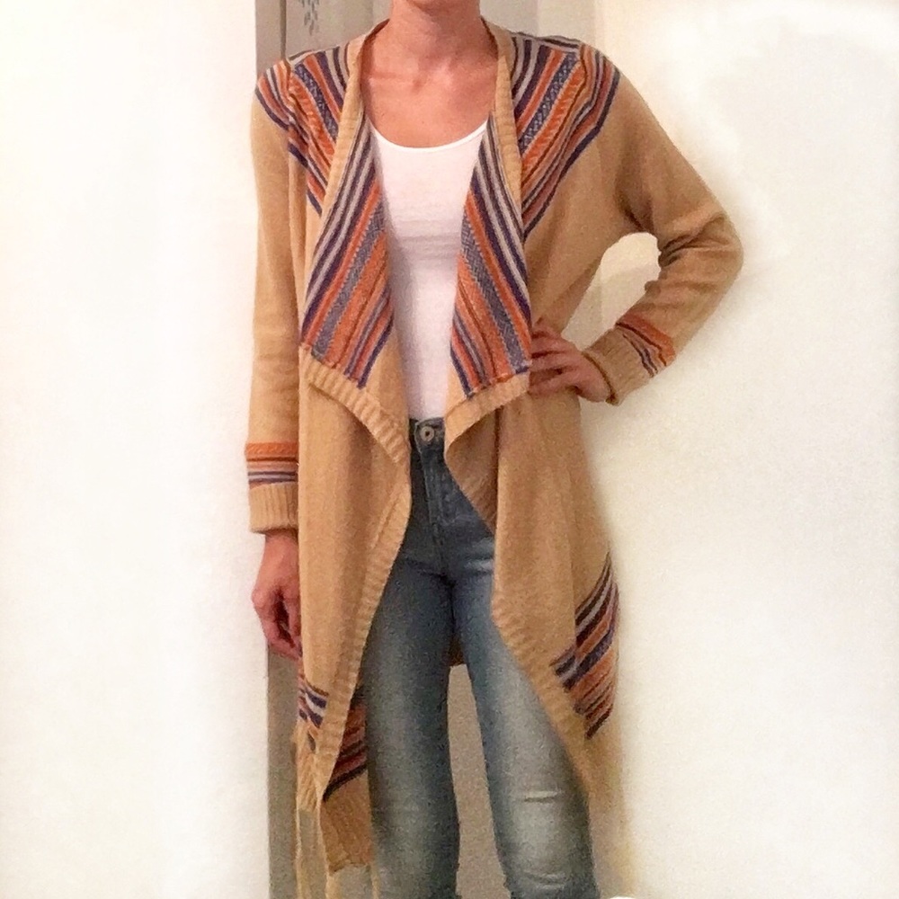 Boho Fringe Wrap Cardigan